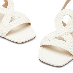 stuart weitzman sandales Sandales Wovette Détails : Tressées -Semel...