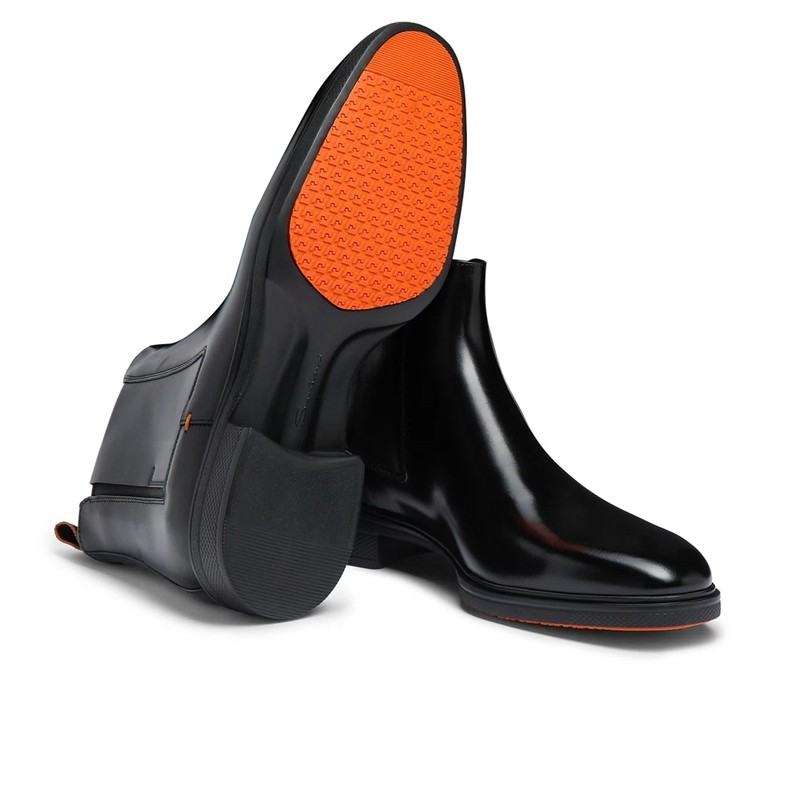 santoni boots et bottillons Boots Easy Semelles: Gomme -Matières: C... santoni boots et bottillons Boots Easy Semelles: Gomme -Matières: C...