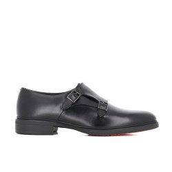 santoni chaussures à boucles Double-Boucles Easy Semelles: Gomme -M...