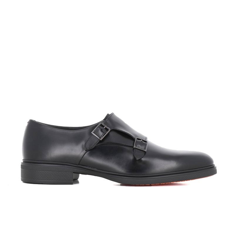 santoni chaussures à boucles Double-Boucles Easy Semelles: Gomme -M...
