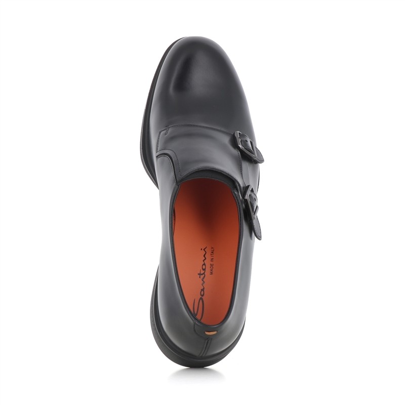 santoni chaussures à boucles Double-Boucles Easy Semelles: Gomme -M...