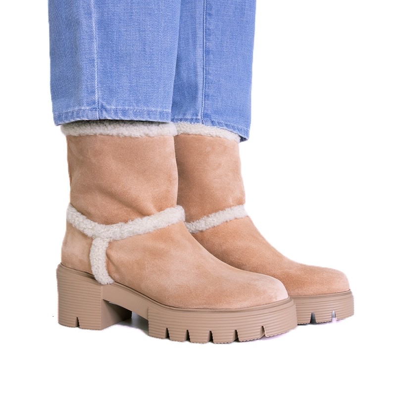 stuart weitzman boots & bottines Boots Lennox Détails : Oversize -S...