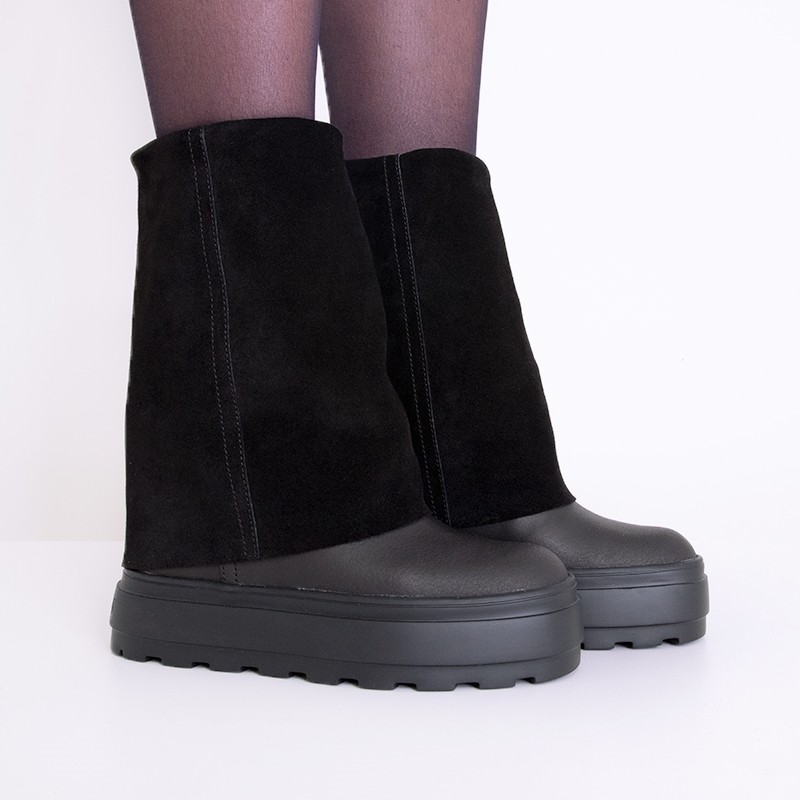 casadei boots & bottines Boots Double Face Détails : Oversize -Seme...