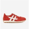 HF H671 - CUIR ET NUBUCK - ROUGE