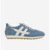 HF H671 - NUBUCK ET CUIR - BLEU 
