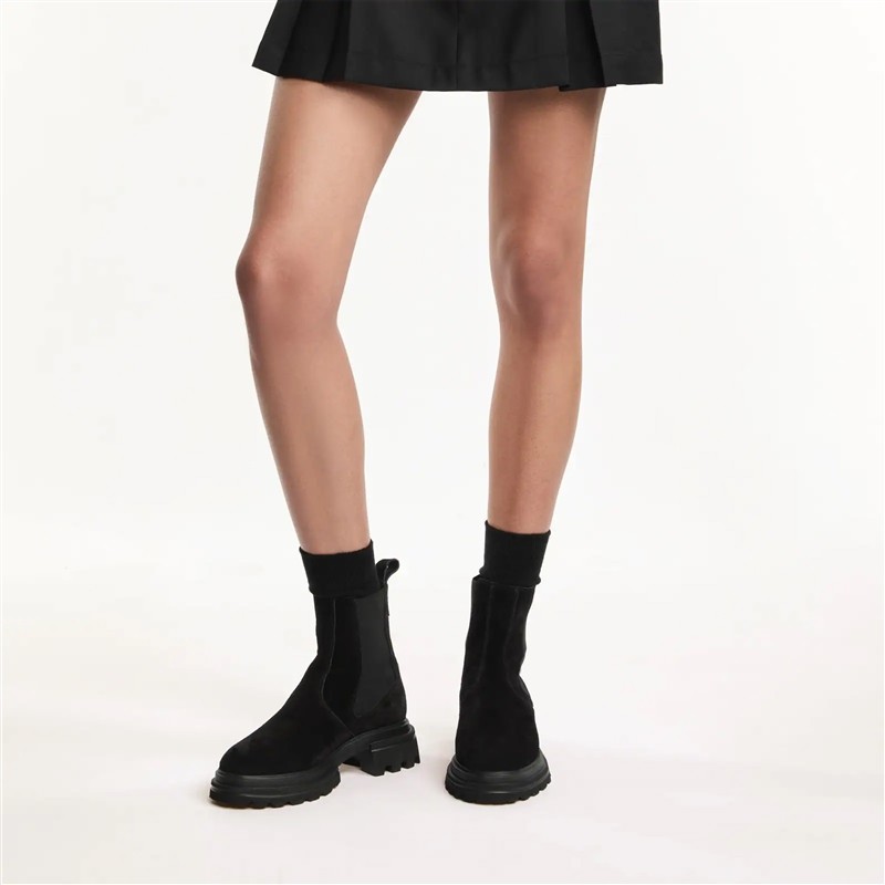 hogan boots & bottines Boots H674 Détails : Élastique -Semelles: Go...