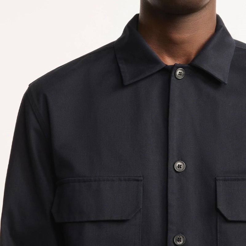 hogan manteaux & vestes Chemise Over Matières: Coton -Couleurs: Ble hogan manteaux & vestes Chemise Over Matières: Coton -Couleurs: Ble