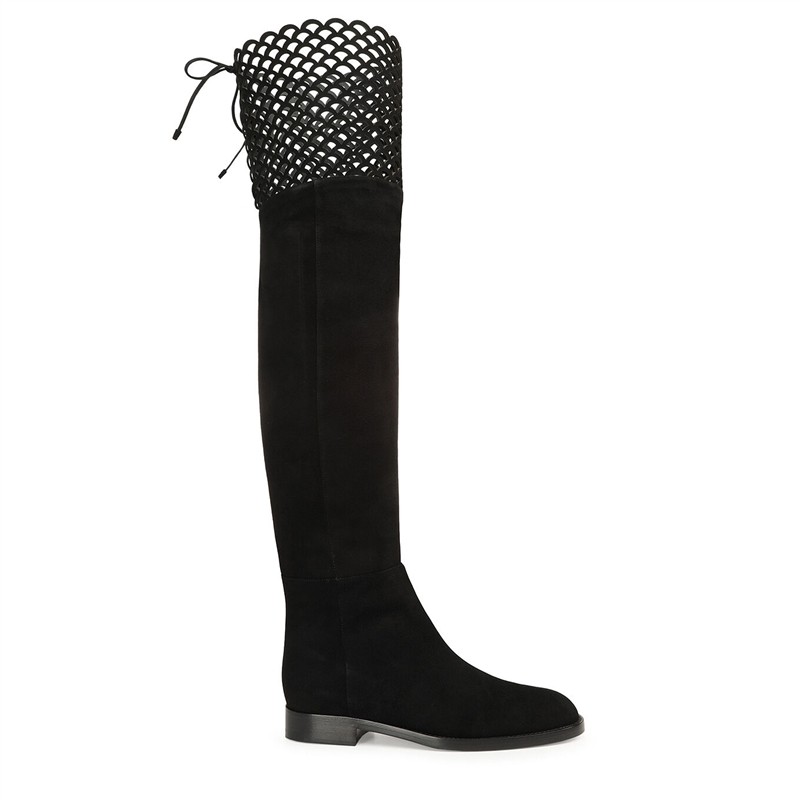 sergio rossi bottes et cuissardes Cuissardes Over Mermaid Semelles:...