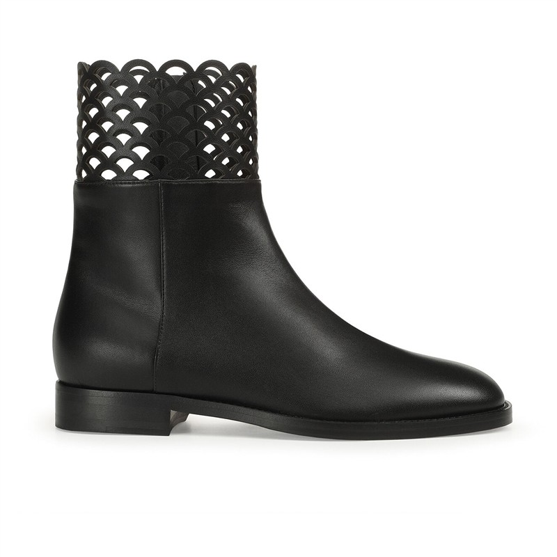 sergio rossi boots & bottines Boots Tige Cage Mermaid Semelles: Cui...
