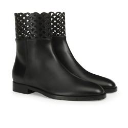 sergio rossi boots & bottines Boots Tige Cage Mermaid Semelles: Cui...