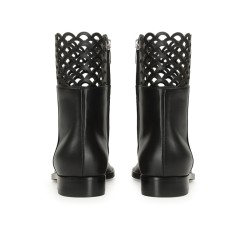 sergio rossi boots & bottines Boots Tige Cage Mermaid Semelles: Cui...