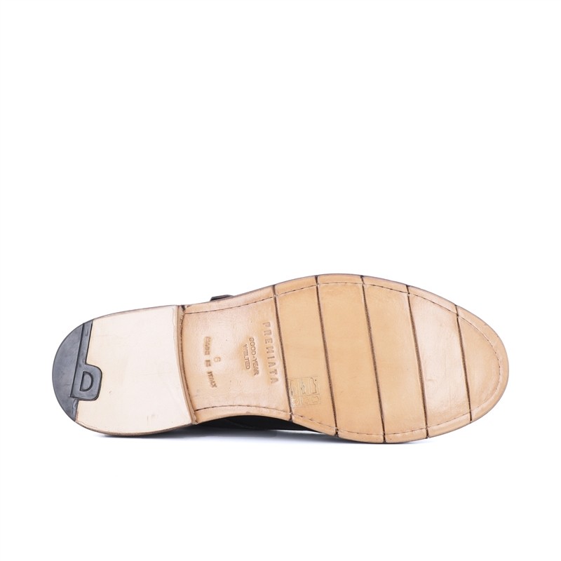 premiata chaussures à boucles Double-Boucles Semelles: Cuir -Matièr...