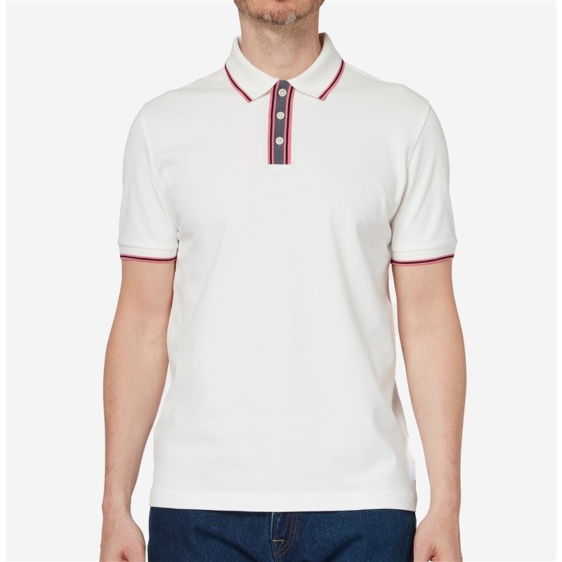 paul smith polos Polo 096Z Matières: Coton -Couleurs: Blanc -Couleu...