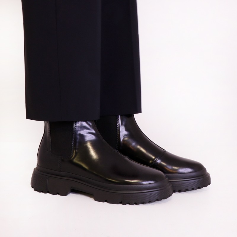 hogan boots et bottillons Boots H600 Détails : Élastique -Semelles:...