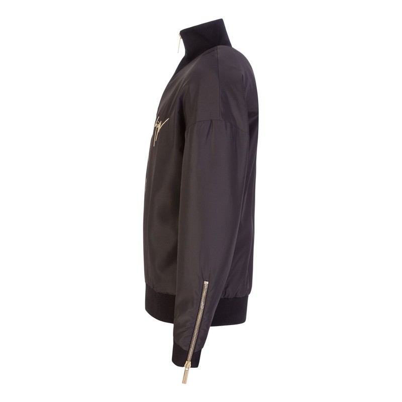 giuseppe zanotti pulls & gilets Gilet Zip Matières: Nylon -Couleurs...