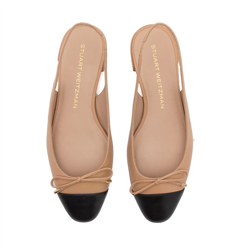 stuart weitzman ballerines Slingbacks flat sleekbow Semelles: Gomme... stuart weitzman ballerines Slingbacks flat sleekbow Semelles: Gomme...