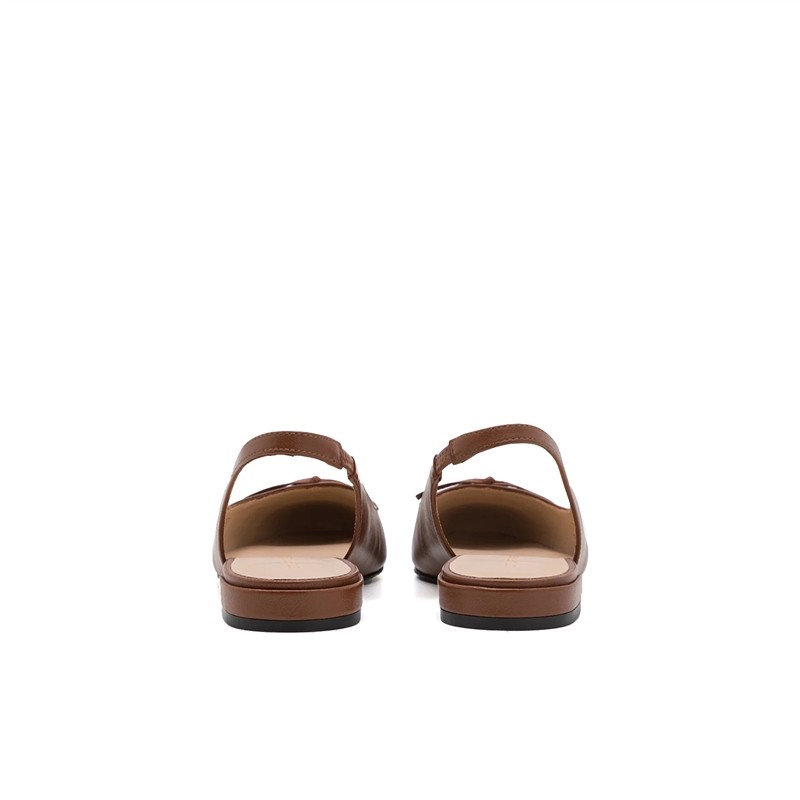 stuart weitzman ballerines Slingbacks flat sleekbow Semelles: Gomme...