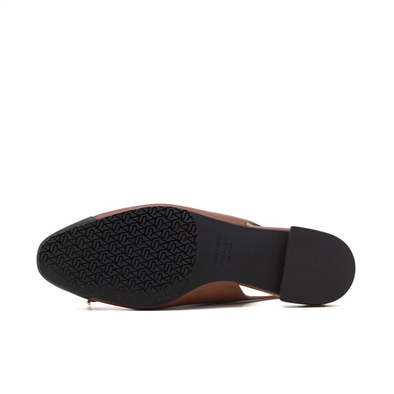 stuart weitzman ballerines Slingbacks flat sleekbow Semelles: Gomme...