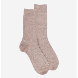 doré doré chaussettes Chaussettes Matières: Coton -Couleurs: Beig
