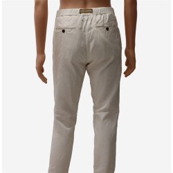 white sand pantalons Pantalon en lin Matières: Tissu -Matières: Cot...