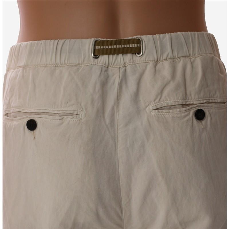 white sand pantalons Pantalon en lin Matières: Tissu -Matières: Cot...