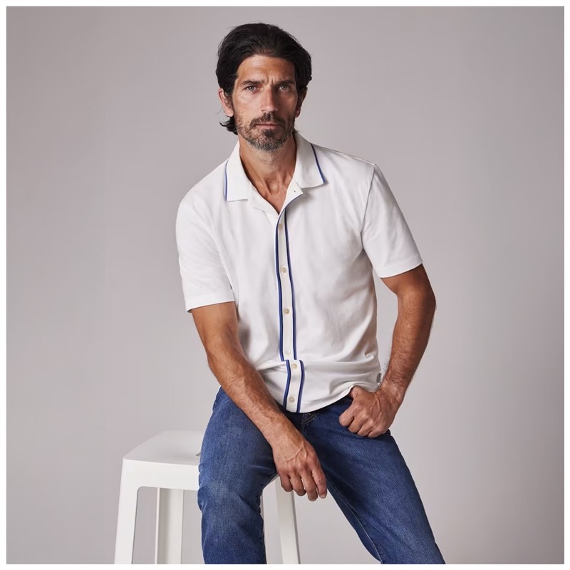 Polo boutonné