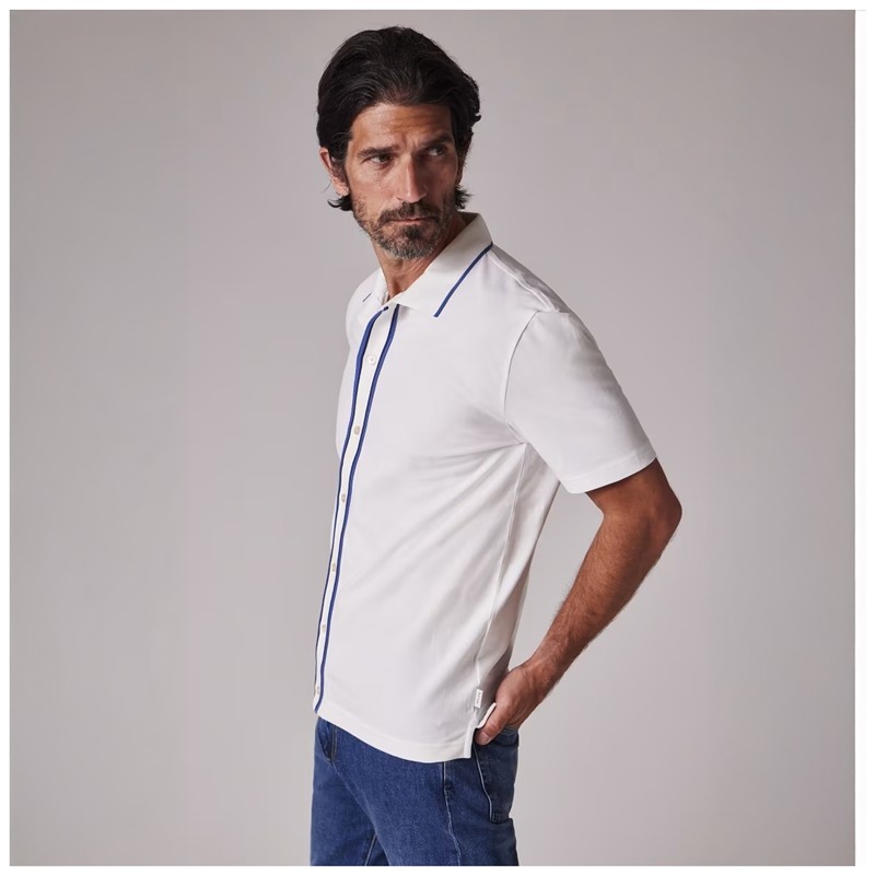 Polo boutonné