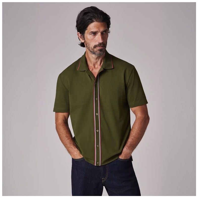 Polo boutonné