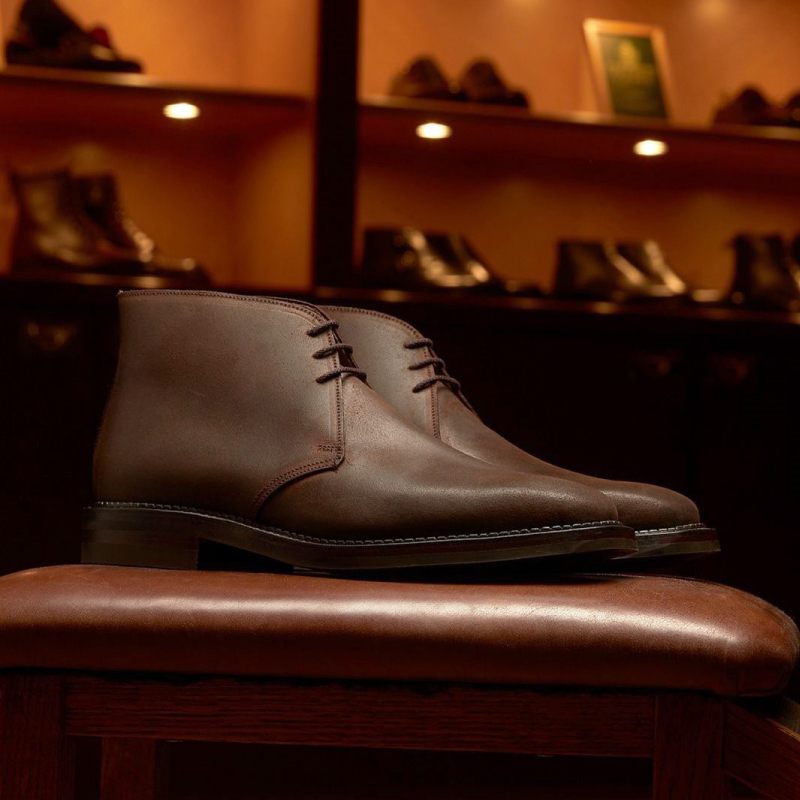 crockett & jones boots et bottillons Bottines Molton Semelles: Dain...