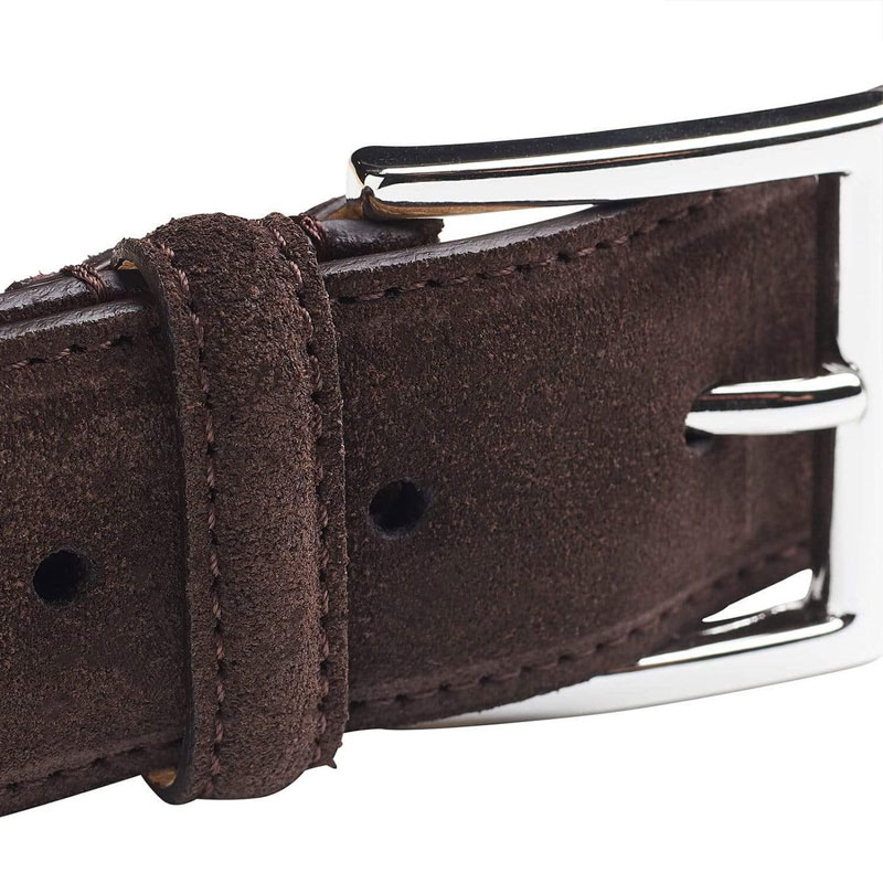 crockett & jones ceintures Ceintures Matières: Nubuck -Couleurs: Marro