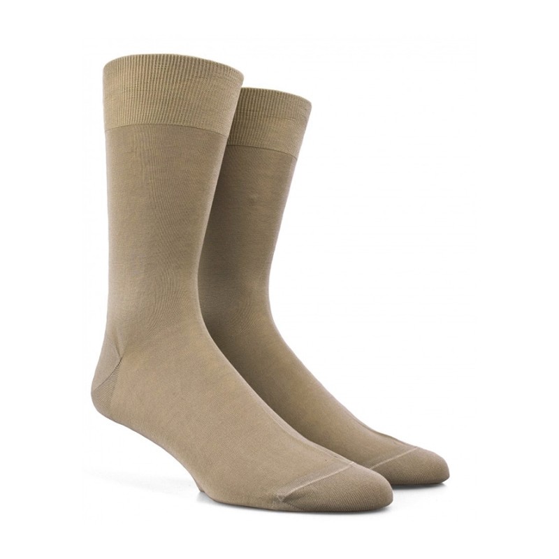 doré doré chaussettes Chaussettes en maille unie Couleurs: Beig