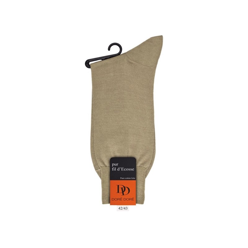 doré doré chaussettes Chaussettes en maille unie Couleurs: Beig