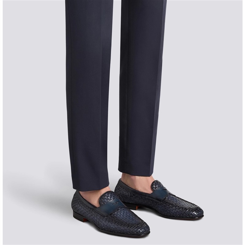 santoni mocassins et slip-on Mocassins Clooney Détails : Tressées -...