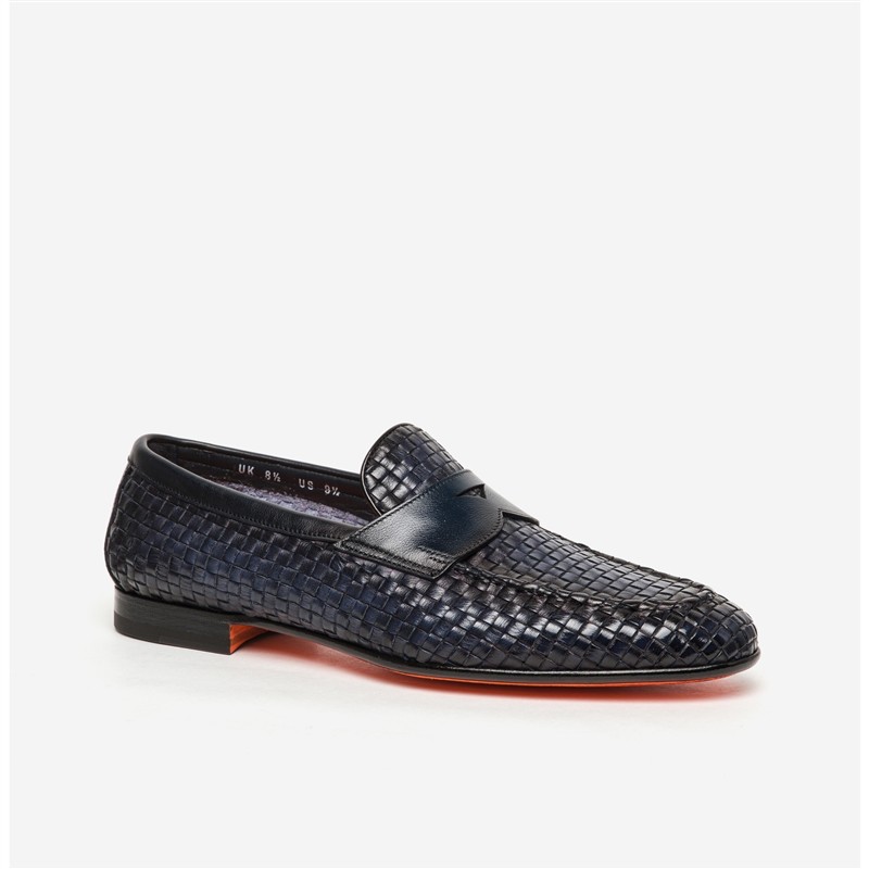 santoni mocassins et slip-on Mocassins Clooney Détails : Tressées -...