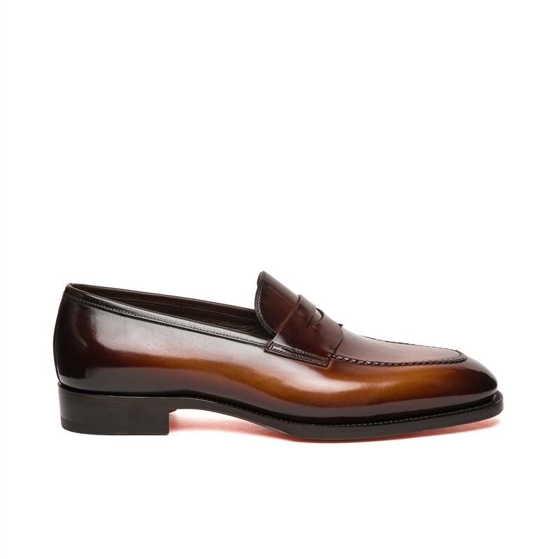 santoni mocassins et slip-on Mocassins Carter Semelles: Cuir -Matiè...