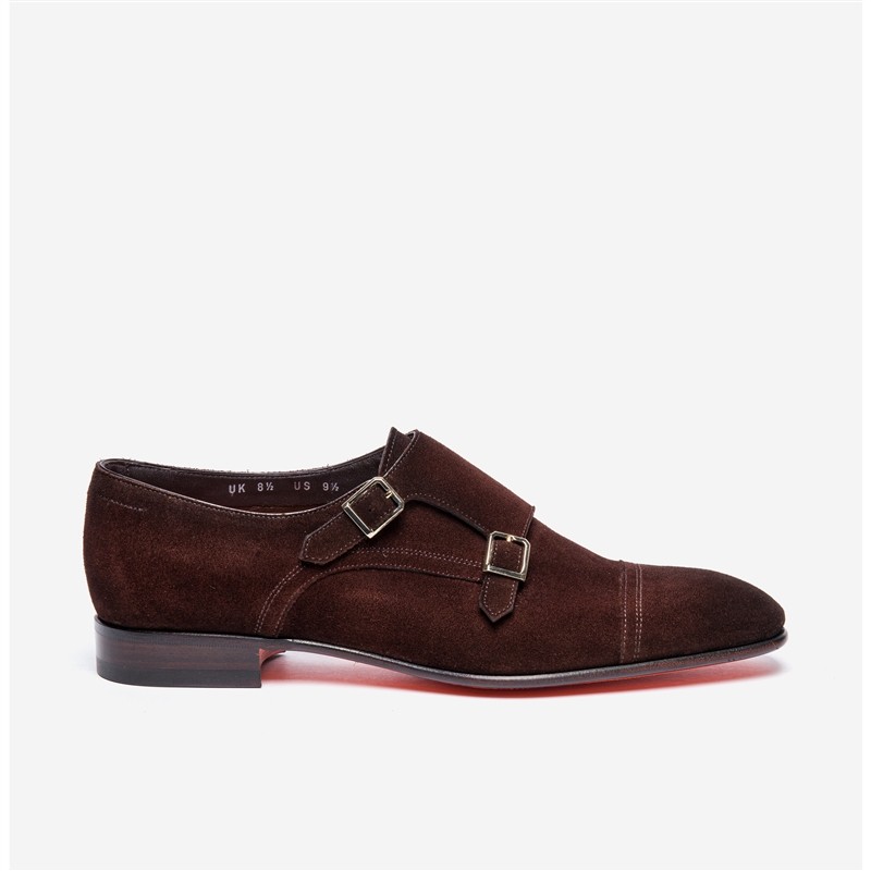 santoni chaussures à boucles Double-boucles 19027 Semelles: Cuir -M...