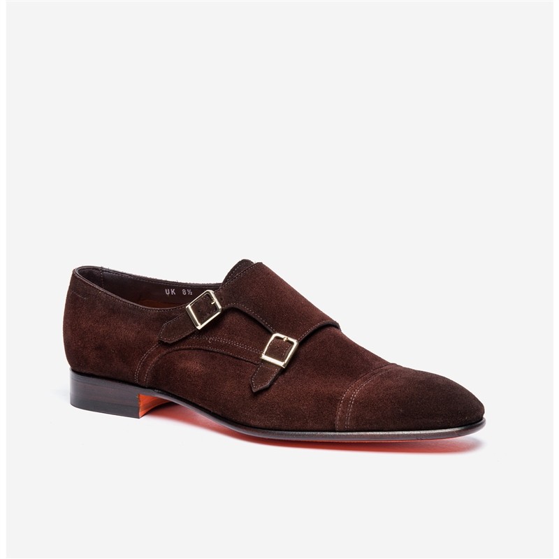 santoni chaussures à boucles Double-boucles 19027 Semelles: Cuir -M...