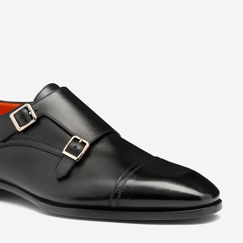 santoni chaussures à boucles Double-boucles 19027 Semelles: Cuir -M... santoni chaussures à boucles Double-boucles 19027 Semelles: Cuir -M...