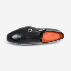 santoni chaussures à boucles Double-boucles 19027 Semelles: Cuir -M...