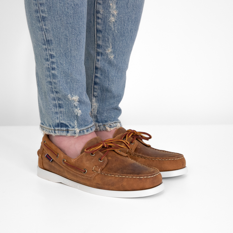 sebago chaussures bateau docksides portland Semelles: Gomme -Matièr...