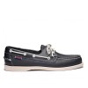 DOCKSIDES PORTLAND - CUIR - BLEU