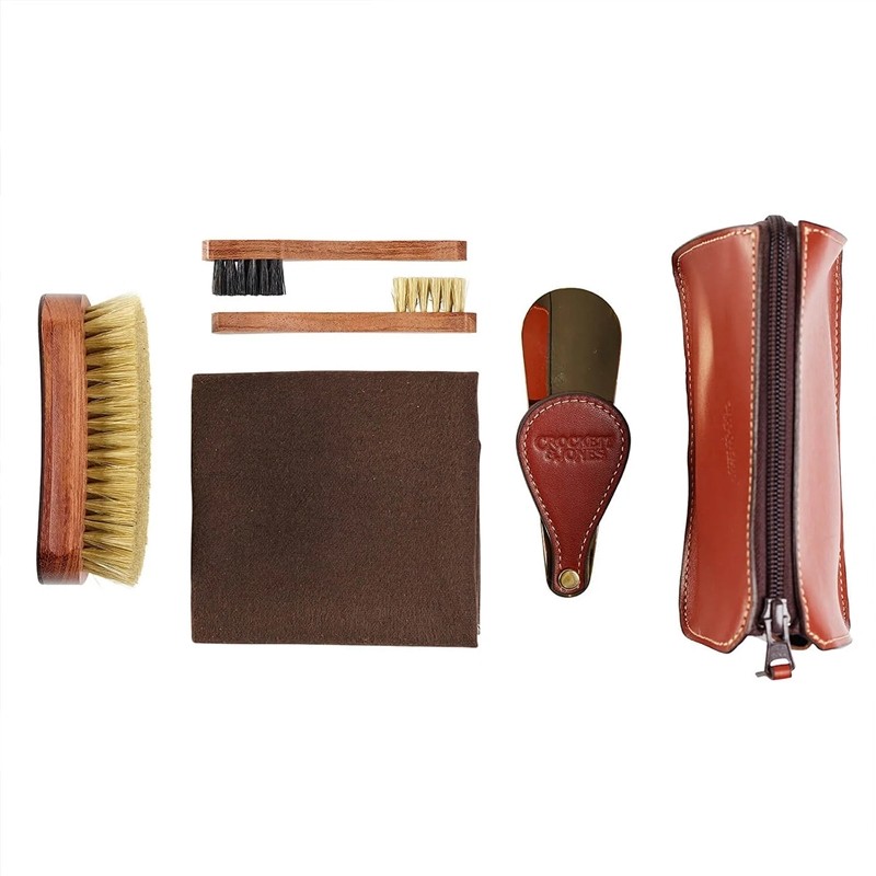 crockett & jones coffrets Kit voyage entretien Couleurs: Roug