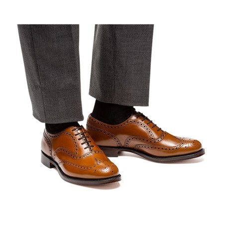 Chaussures Church's - Richelieu Burwood - Cuir Bicolore Noir/Blanc - Pointure 37.5 - Occasion