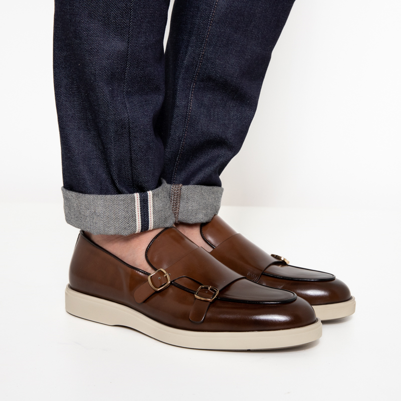 santoni chaussures à boucles Double-boucles Detroit Semelles: Gomme... santoni chaussures à boucles Double-boucles Detroit Semelles: Gomme...