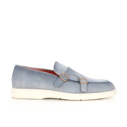 santoni chaussures à boucles Double-boucles Detroit Semelles: Gomme...