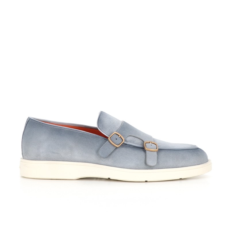 santoni chaussures à boucles Double-boucles Detroit Semelles: Gomme...
