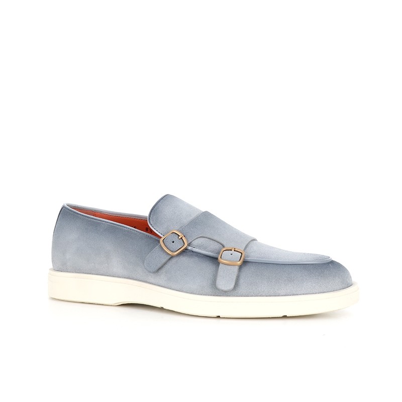 santoni chaussures à boucles Double-boucles Detroit Semelles: Gomme...