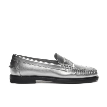 Mocassins Sebago Coast En Cuir Véritable – Confort Parfait Pour Femme, Taille 9 US – Noir Classique