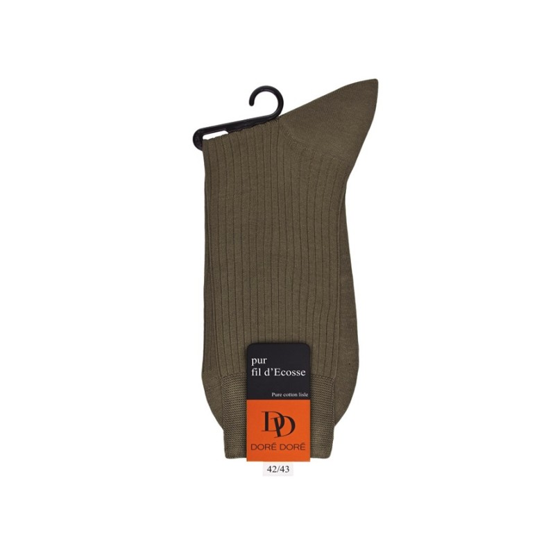 doré doré chaussettes Chaussettes côtelées Couleurs: Beig