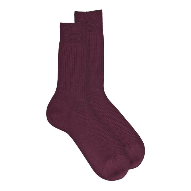 doré doré chaussettes Chaussettes côtelées Matières: Cachemire -Cou...